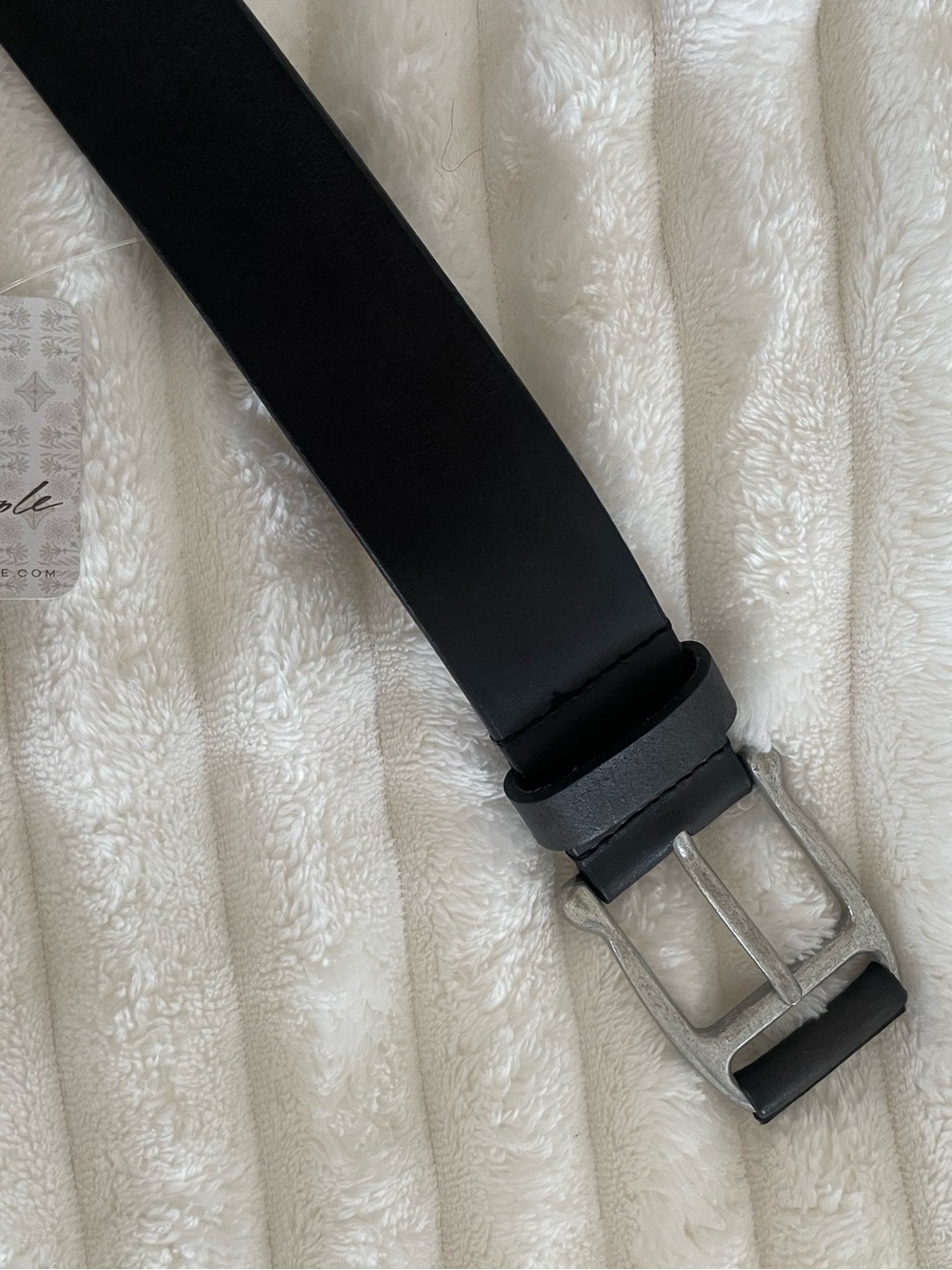 NWT Free People Carraway Leather Belt Black - Picture 5 of 5